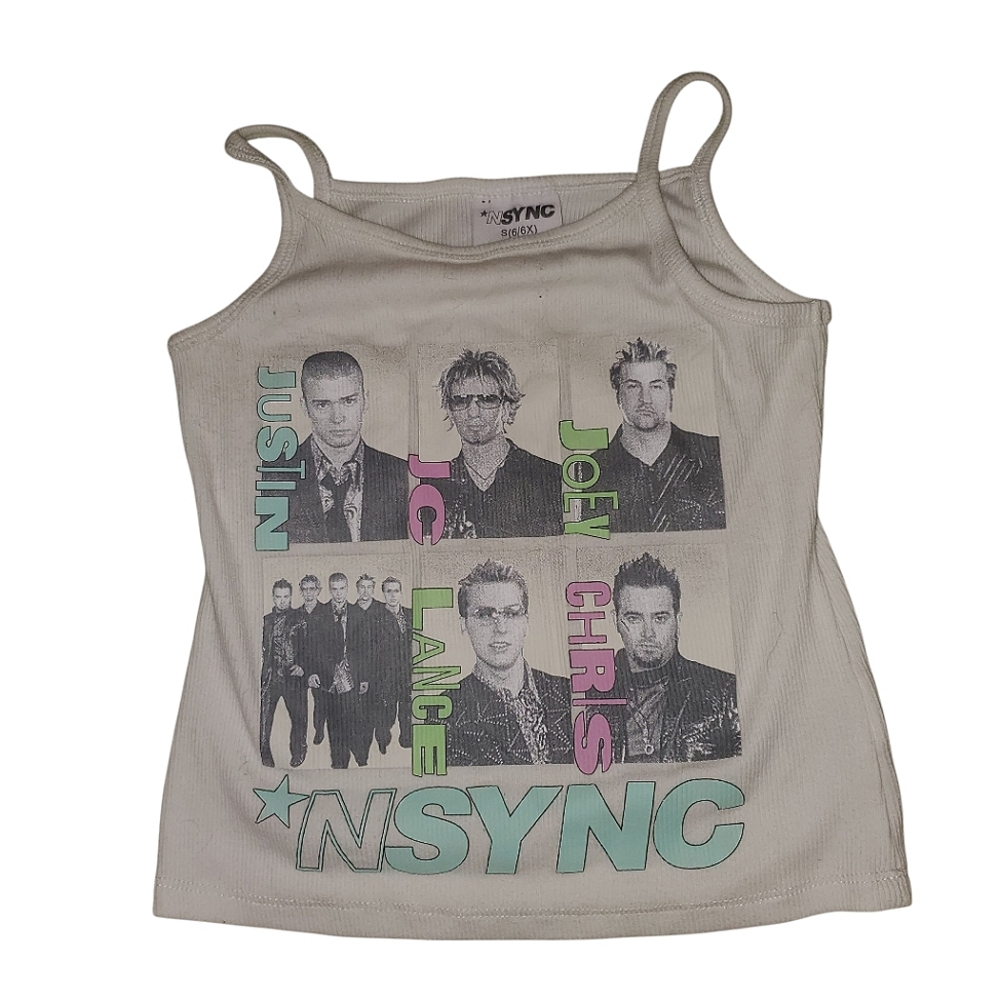 Small Vintage Kids Nsync Tank Top